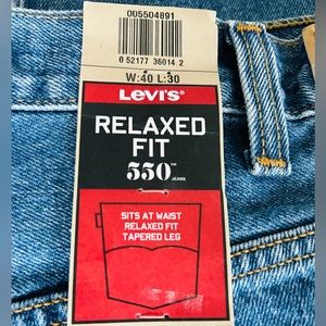 Mens Brand New (with tag) Levi’s Strauss Jeans Size Waist40 Length30